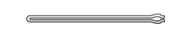 Coppiglie spaccate fendues , acciaio inossidabile, diametro 0.80 , lunghezza variabile, cf 100 pzz