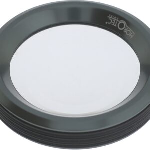 Monocolo per lucidatore in alluminio anodizzato grigio di Horotec, Ø 60 mm, ingrandimento 3x