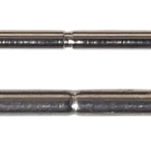 Perno con camiciaTubo L12/&Oslash; 1.00 mm + Coppiglia L30/&Oslash; 0.70 mm con tacca centrale, acciaio inossidabile / cf 10 pezzi