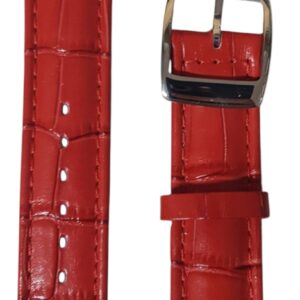 Cinturino in pelle modello Swatch Irony, stampa cococco
rosso
