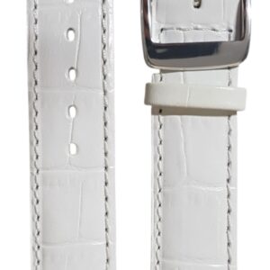 Cinturino in pelle modello Swatch Irony, stampa cococco
bianco