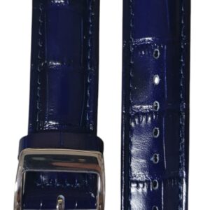Cinturino in pelle modello Swatch Irony, stampa cococco
blu