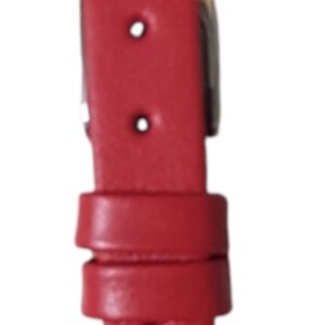 Cinturino in pelle, modello Ck, in vitello seta madras, opaco
8 mm rosso