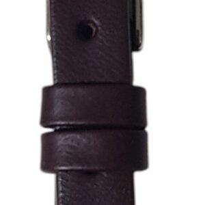 Cinturino in pelle, modello Ck, in vitello seta madras, opaco
8 mm testa di moro