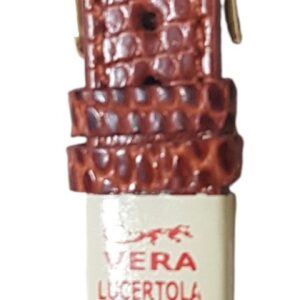 Cinturino in lucertola cucito
14 mm gold
