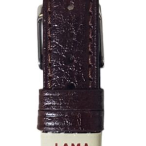 Cinturino in pelle lama ribordato
14 mm testa di moro