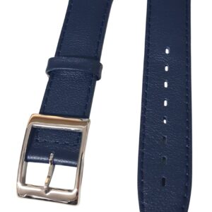 Cinturino in vitello, per Swatch classic liscio pelle blu