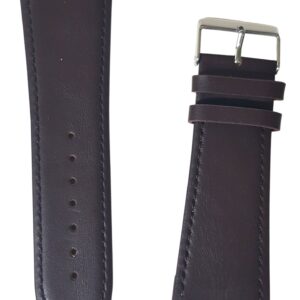 Cinturino in pelle vitello vacchetta semiribordato
30 mm testa di moro
