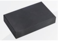 Pietra di paragone per test reagente verifica autenticità dell' oro 50 x 38 x 12 mm