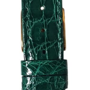 Cinturino in vero coccodrillo piatto
18x14 mm verde
