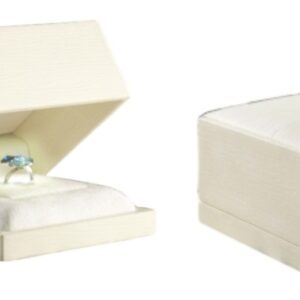 Astuccio Giappone led anello dim 99x101x68 mm color avorio