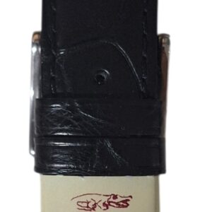 Cinturino in vero alligatore, opaco, termos.cucito
22 x 18 mm nero