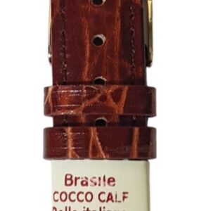 Cinturino cocco stampa calf brasile
20 x 16 mm gold