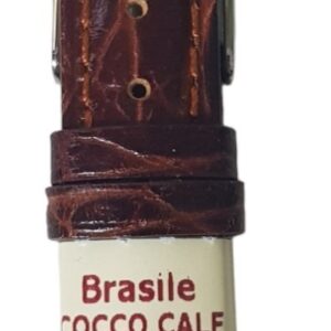Cinturino cocco stampa calf brasile
18 mm testa di moro