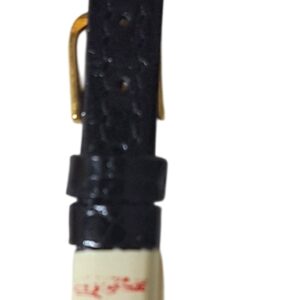 Cinturino in vero coccodrillo piatto
12 x 8 mm nero