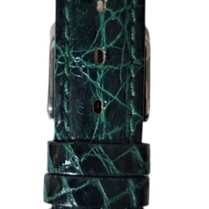 Cinturino in vero coccodrillo semi bombato
16 mm verde