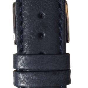 Cinturino in pelle tranciato, imbottito, punta quadra, Plutone, Bornabari
20 mm blu navy