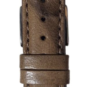 Cinturino in pelle tranciato, imbottito, punta quadra, Plutone, Bornabari
20 mm khaki