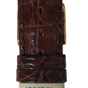 Cinturino in vero coccodrillo semi bombato
20x16 mm testa di moro