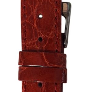 Cinturino in vero coccodrillo piatto
20x14 mm rosso