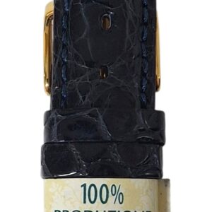 Cinturino in vero coccodrillo piatto
20x16 mm blu
