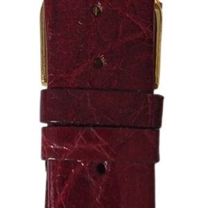 Cinturino in vero coccodrillo piatto
20x16 mm bordeaux