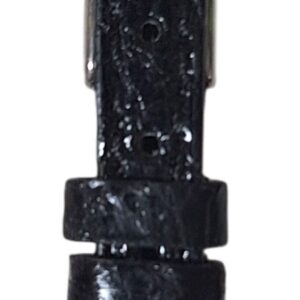 Cinturino in vero coccodrillo
8 mm nero