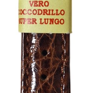Cinturino in vero coccodrillo semi bombato
16 mm testa di moro xl