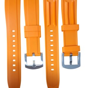Cinturino in silicone 20 mm arancione